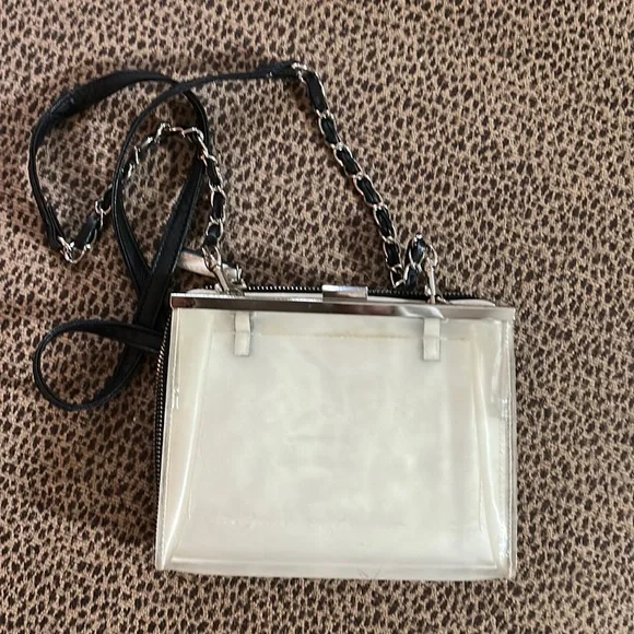 Zara Bags Clear Sided Crossbody Poshmark